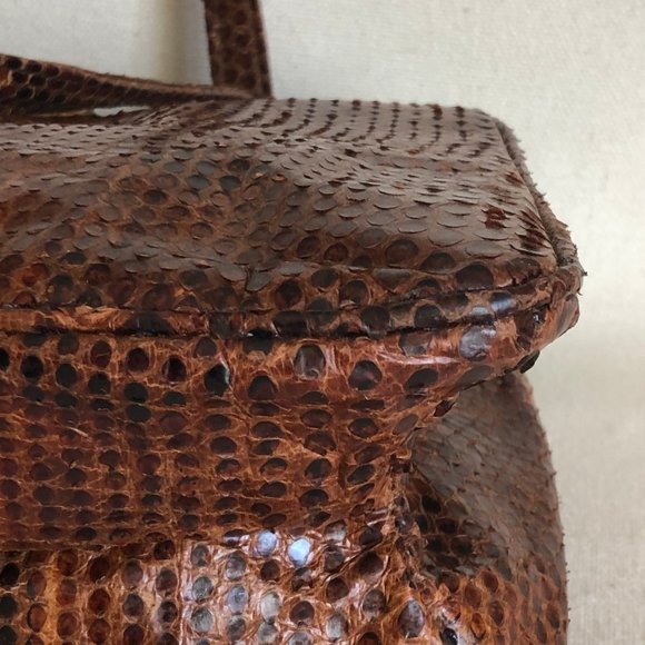 Snake Skin Purse Vintage 1950s - Picture 7 of 7